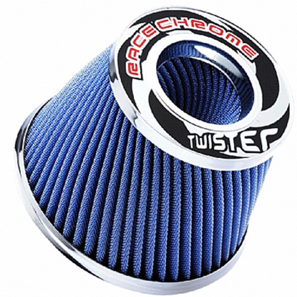 Filtro Ar Esportivo Twister 180 mm Azul Duplo Fluxo 